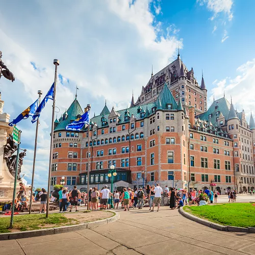 Relax u kávy v hotelu Chateau Frontenac
