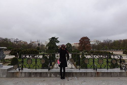 Historická zahrada a městský park Retiro v Madridu