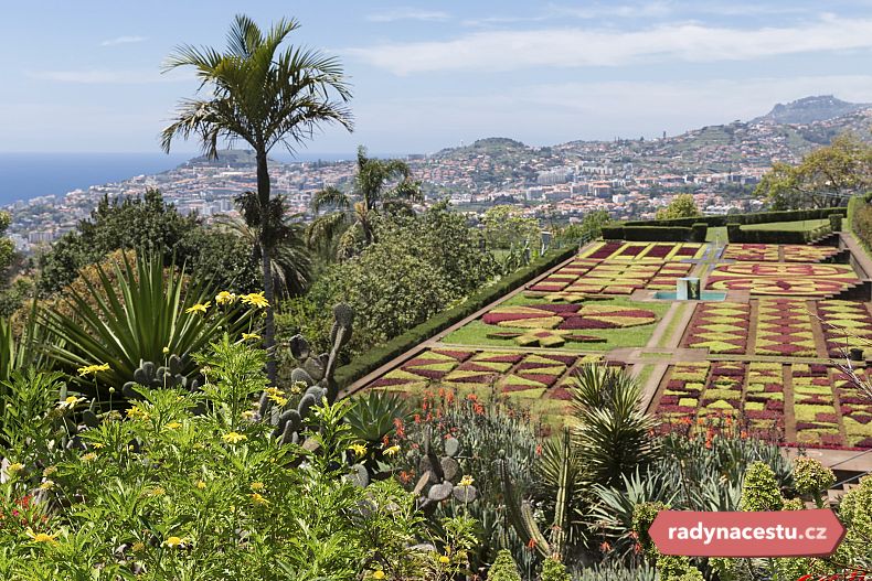 Tropická zahrada na ostrově Madeira
