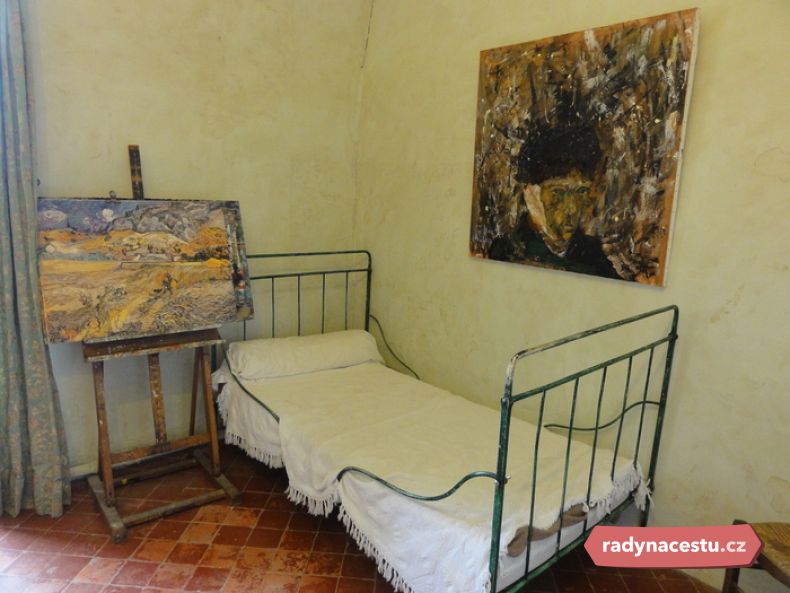 Van Goghův pokoj v psychiatrické léčebně St.Paul-de-Mausole