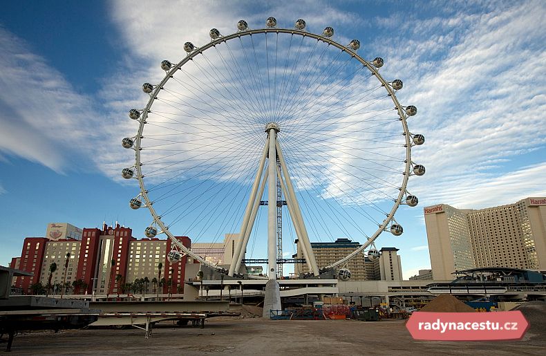 Nejvyšší ruské kolo je v Las Vegas a má téměř 168 metrů