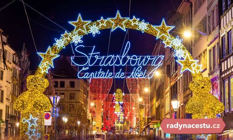 Vánoční výzdoba Štrasburku