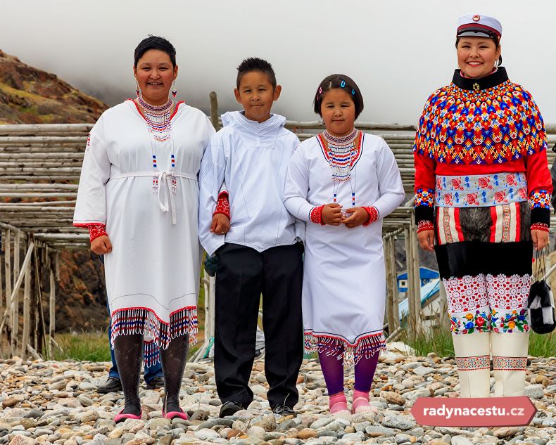 Inuitská rodinka