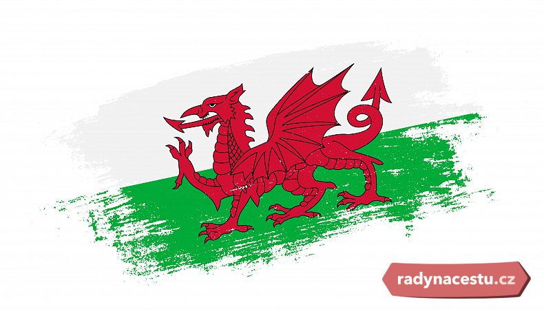 Ikonický červený drak je symbolem Walesu