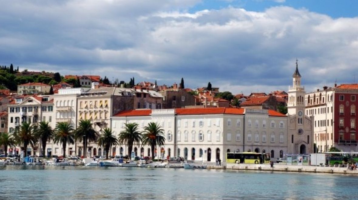 Split se nachází na pobřeží Dalmácie