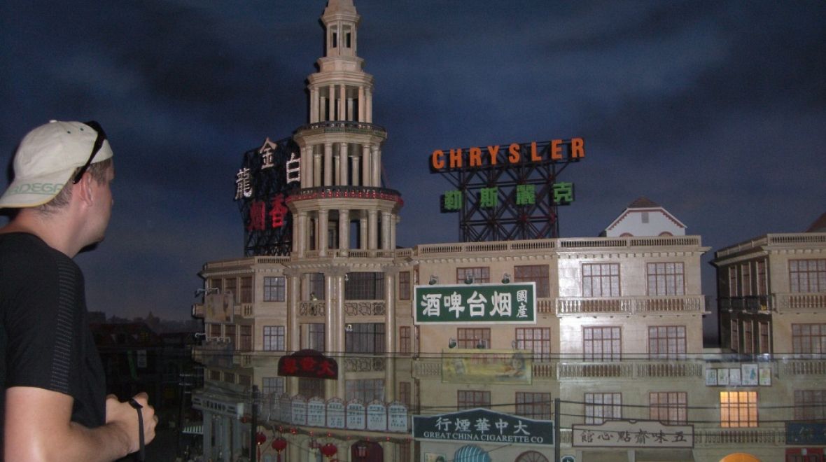 Městské muzeum - miniatury šanghajských staveb