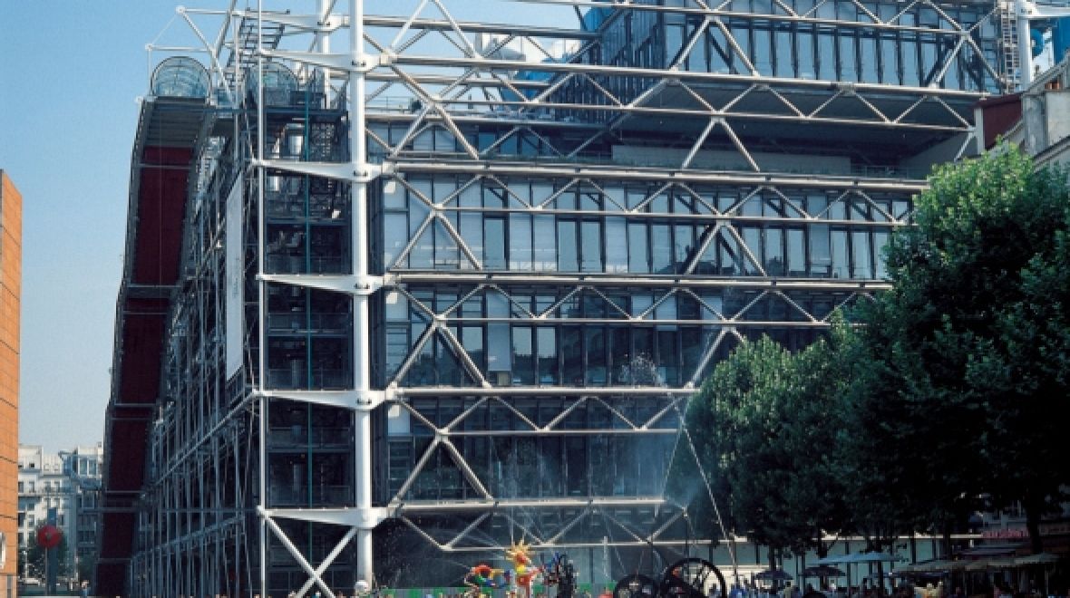 Centre George Pompidou v sobě skrývá sbírku moderního umění
