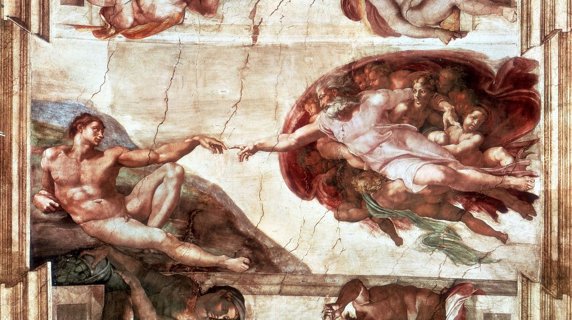 Michelangelova freska v Sixtinské kapli