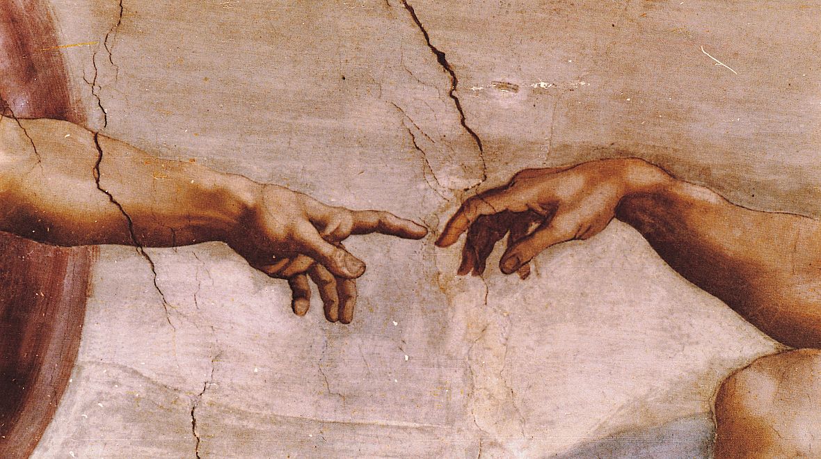 Detail Michelangelovy fresky