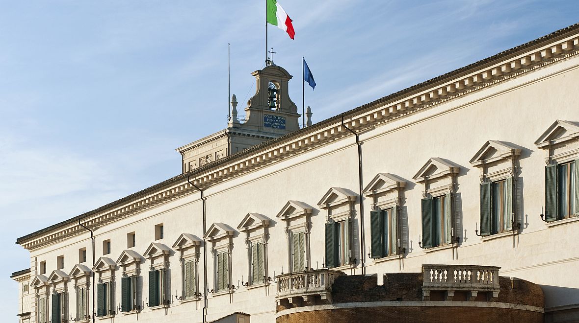 Palác je sídlem italského prezidenta