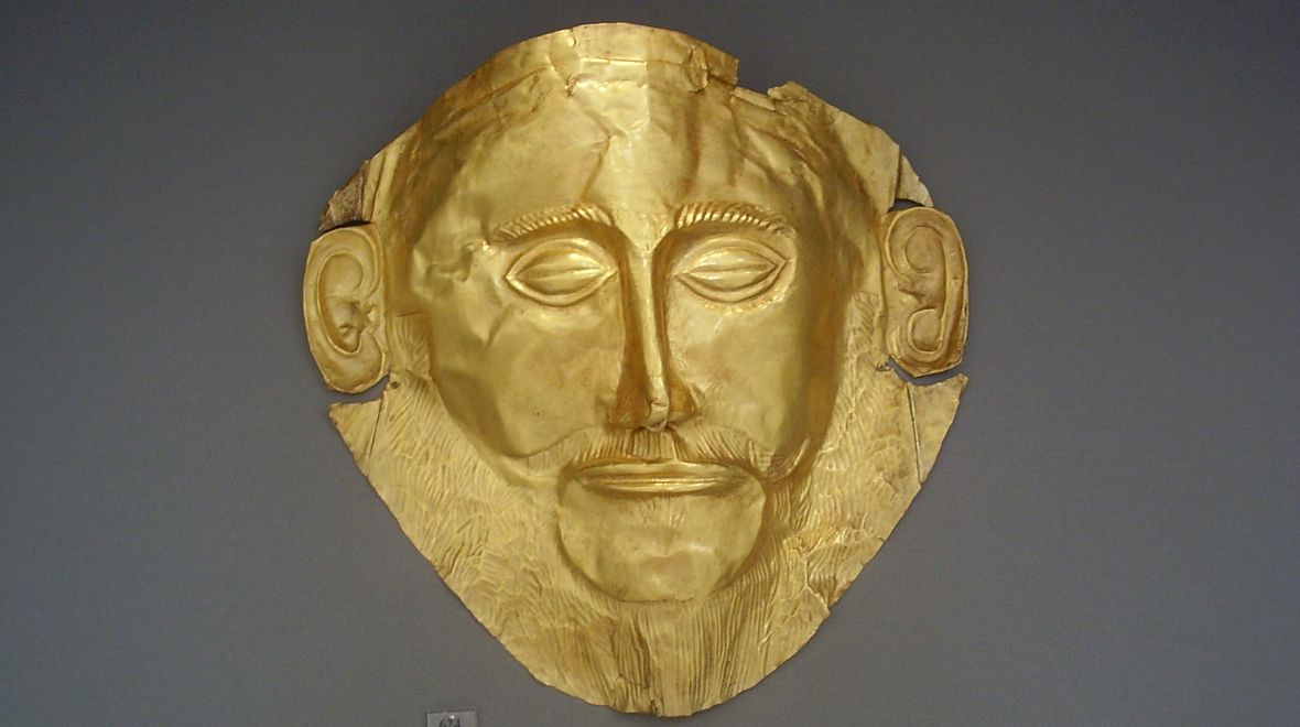 Národní archeologické muzeum - Agamemnonova maska