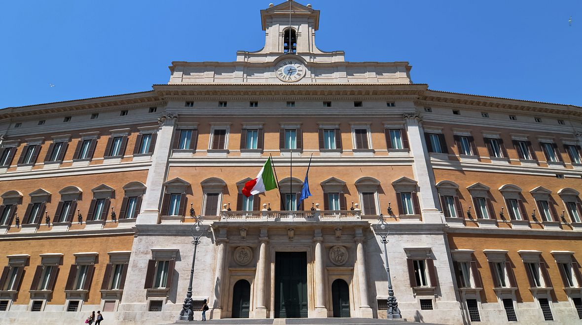 Sídlo dolní komory italského Parlamentu