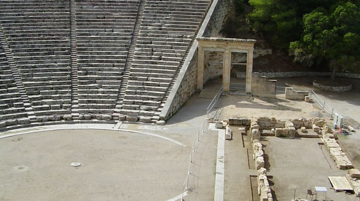 Divadlo v Epidauru - scéna