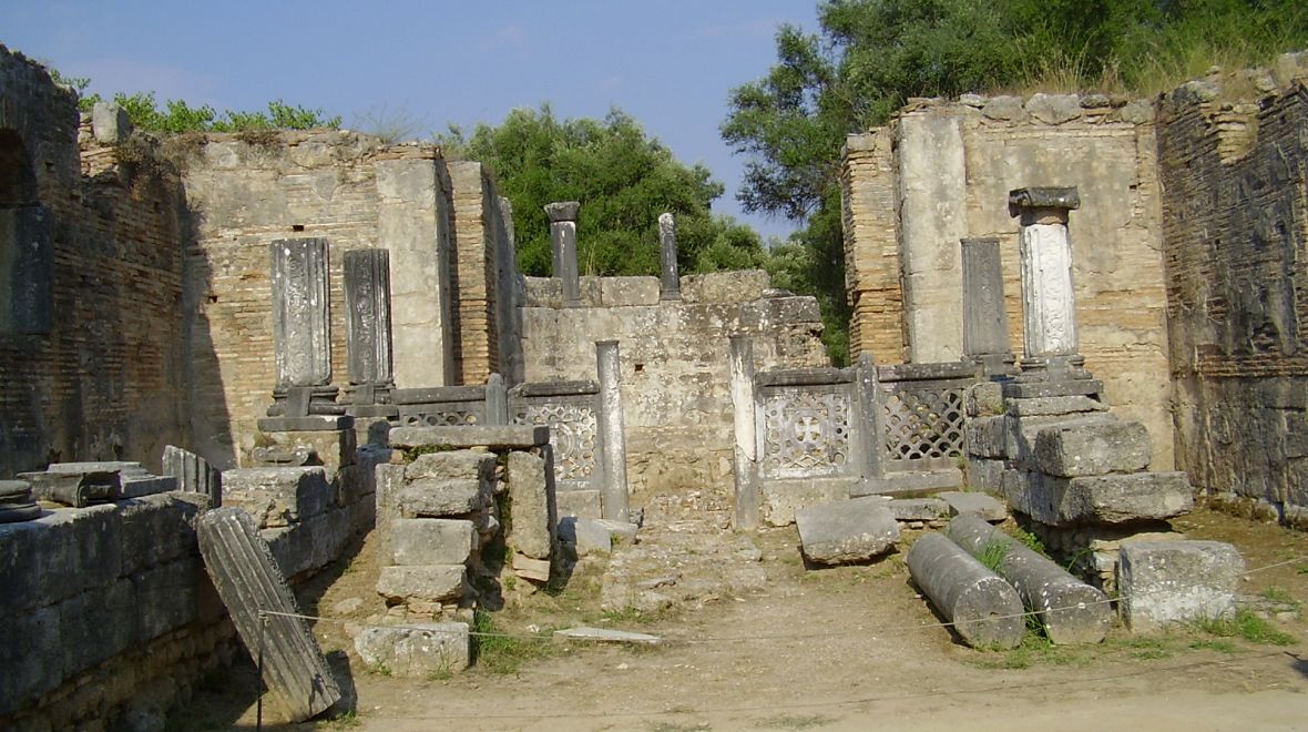 Byzantský kostel - bývalá pracovna sochaře Feidia