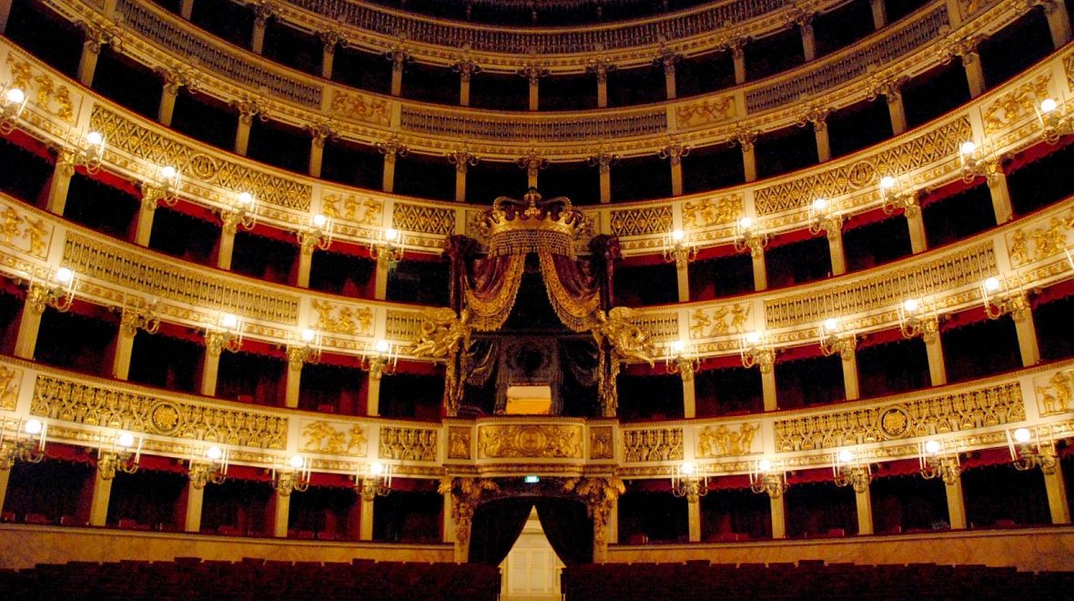 Divadlo San Carlo - interiér