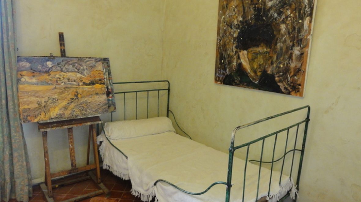 Van Goghův pokoj v psychiatrické léčebně St.Paul-de-Mausole