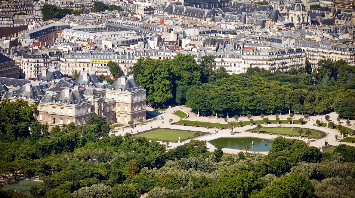 Lucemburský palác a jeho zahrady jsou oázou klidu ve velkoměstě