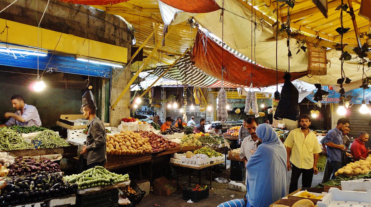 Tržiště v Ammánu