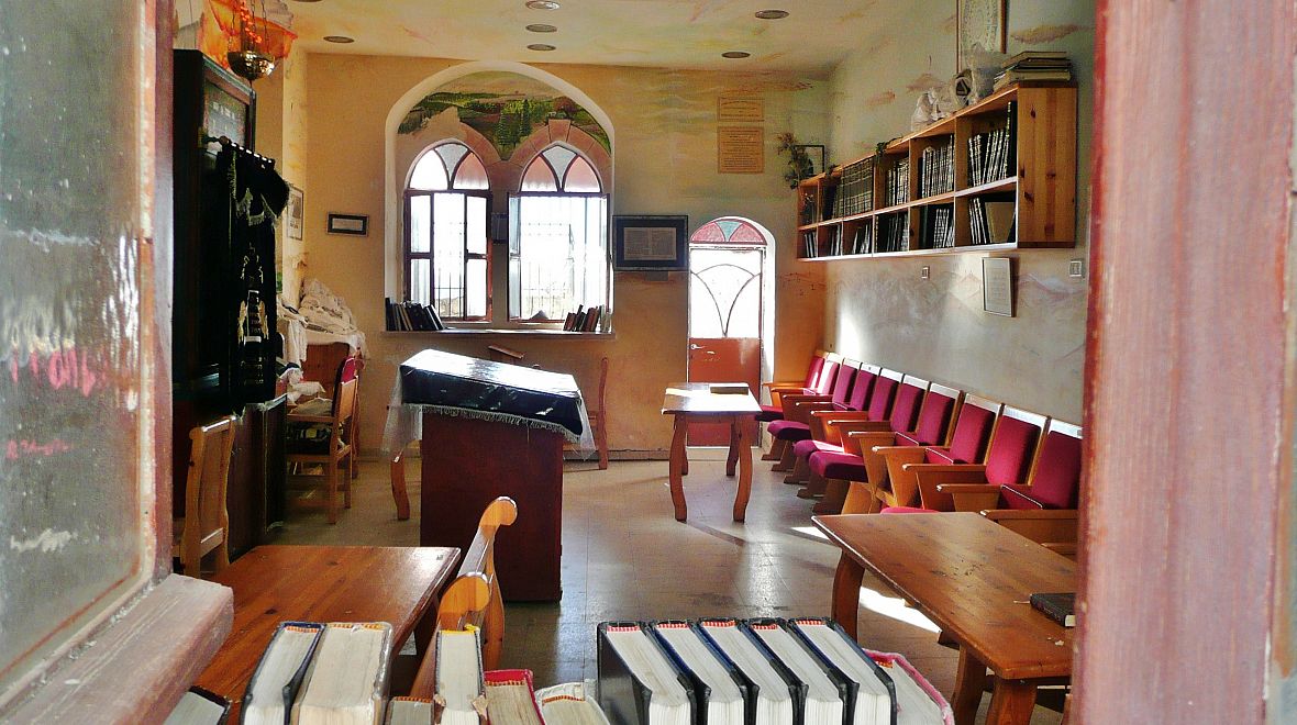 Safed - interiér synagogy