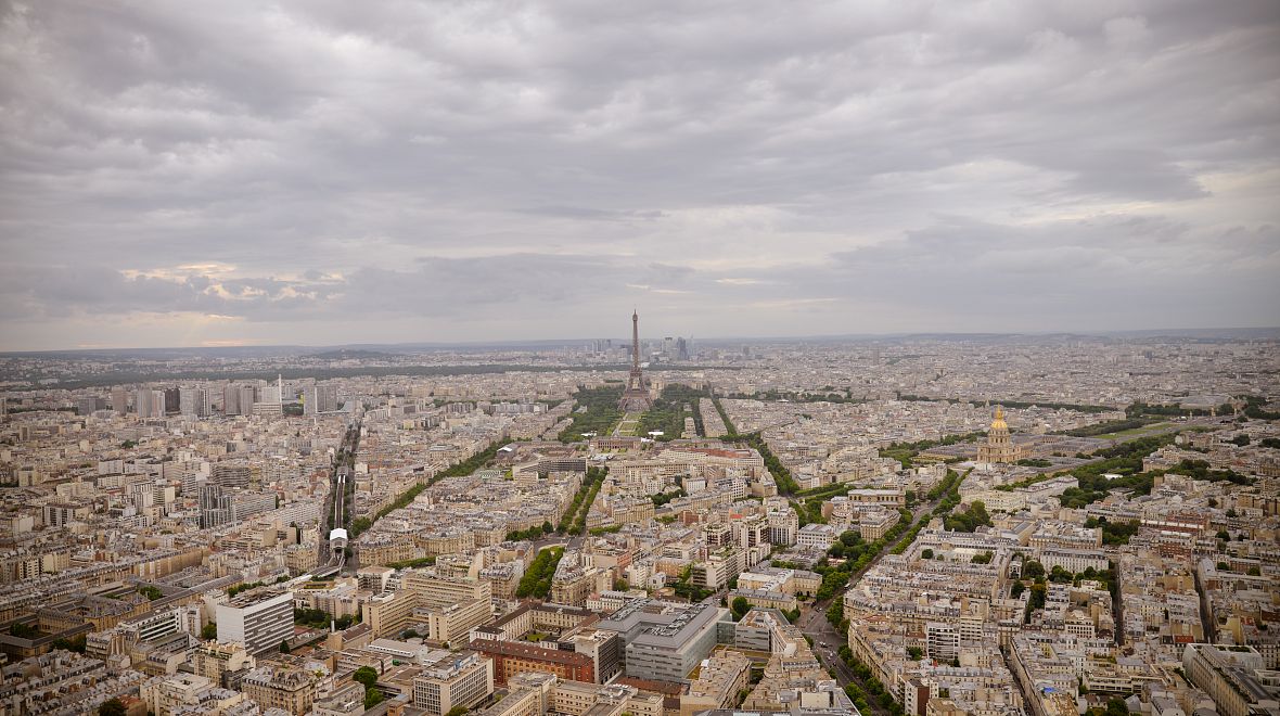 A takto se vám otevře pohled na Paříž ...