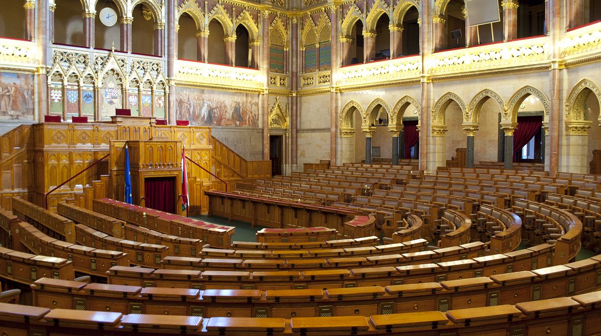 Budapešťský parlament - interiér