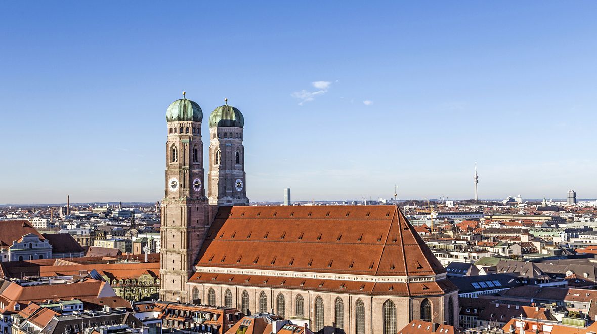 Mnichovská katedrála v centru města