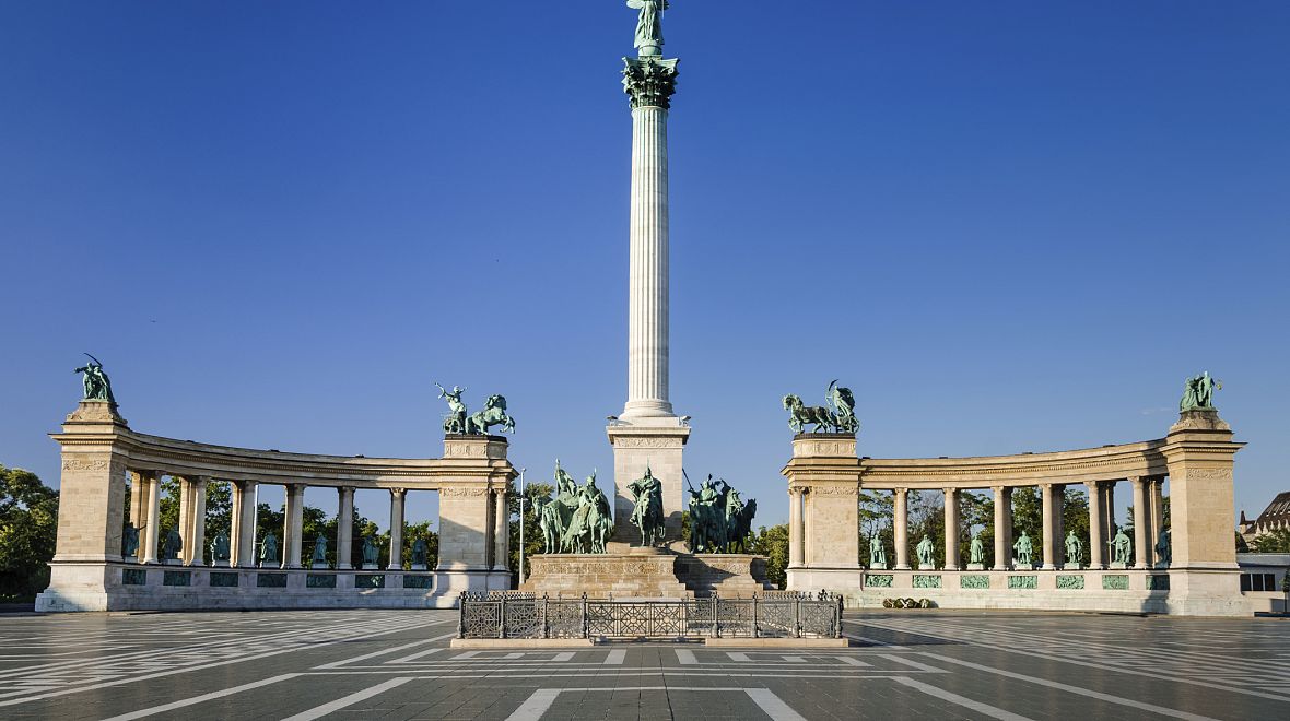 Náměstí Hrdinů v Budapešti 