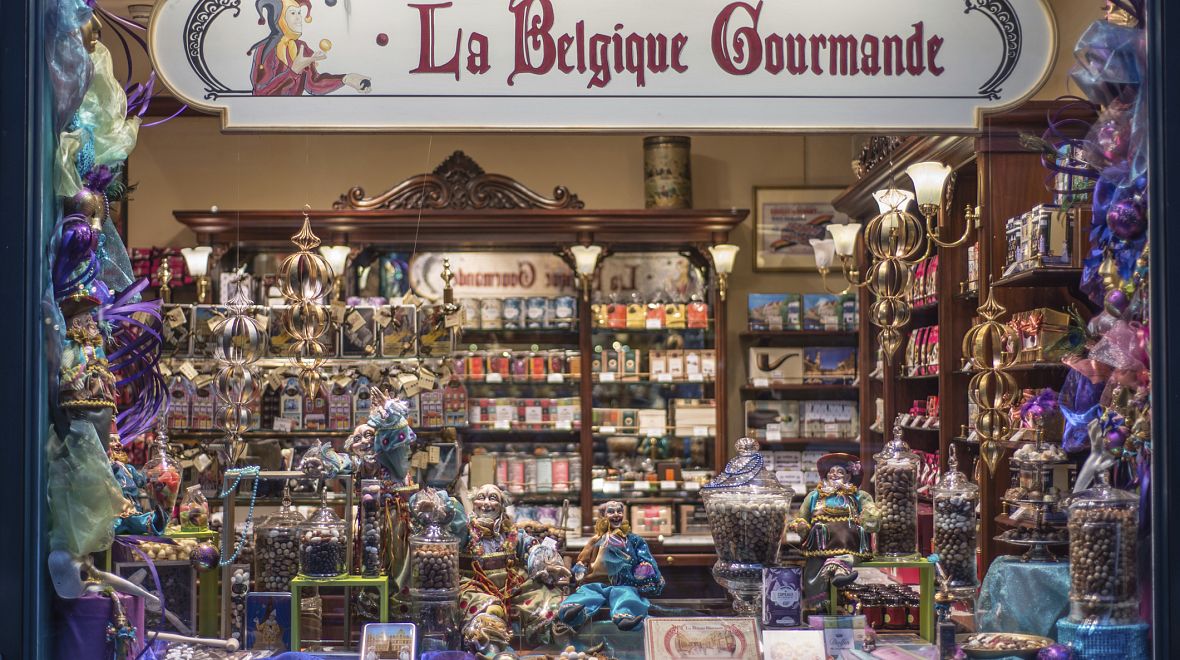 Belgický obchod s čokoládou