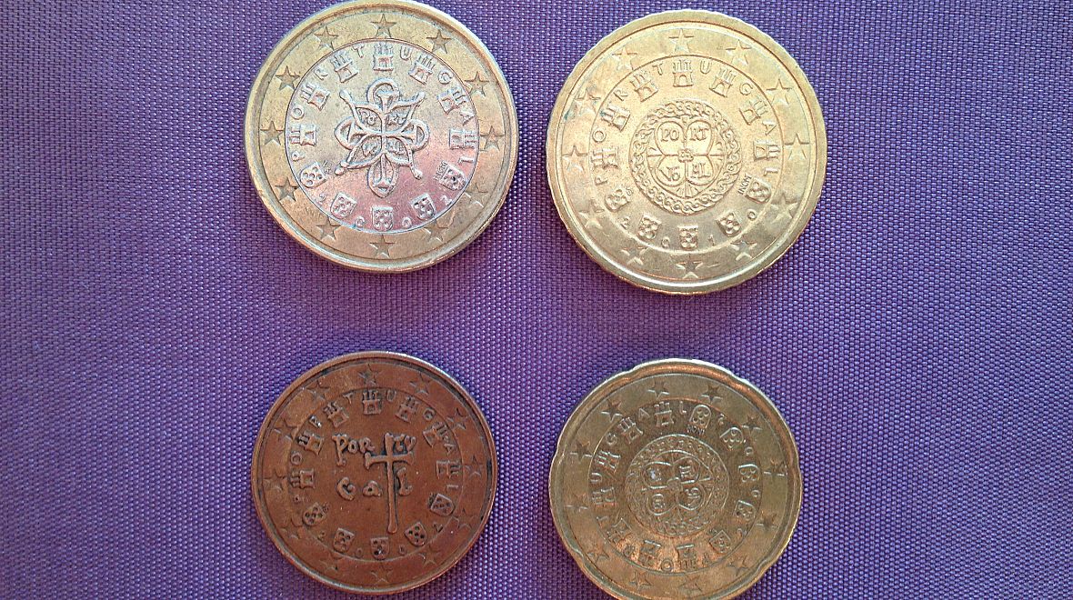 Portugalské euromince