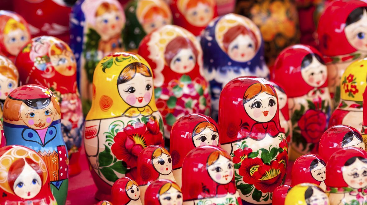 Matrjošky - symbol Ruska - mají v Moskvě své muzeum