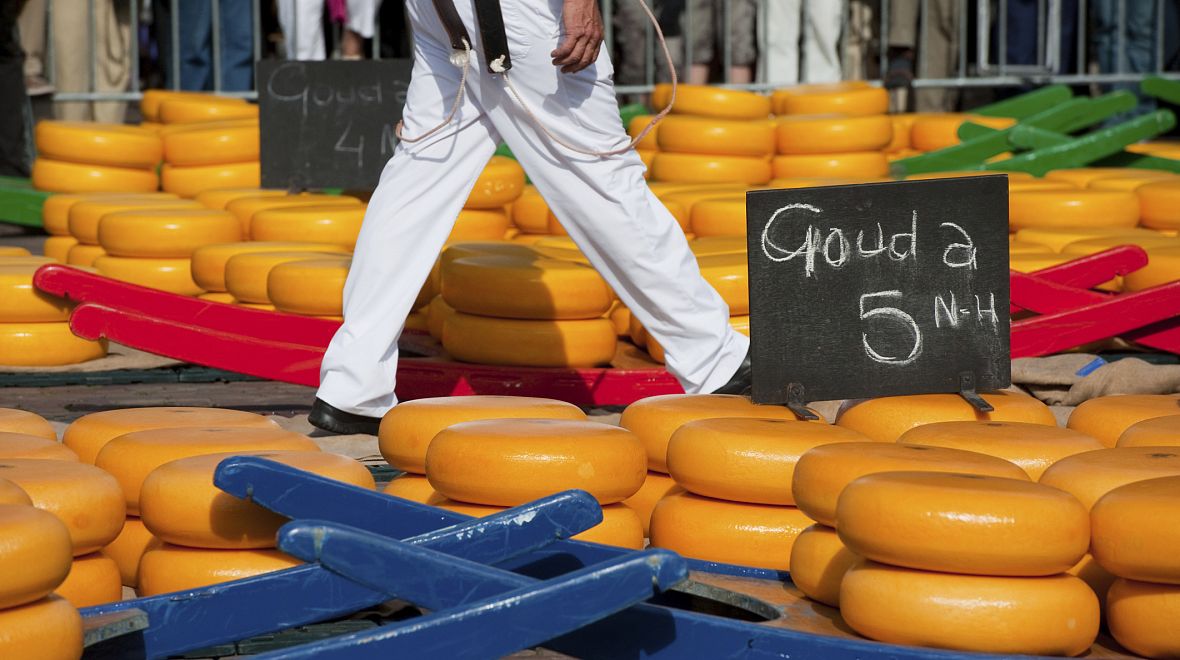 Sýrový trh v Alkmaaru