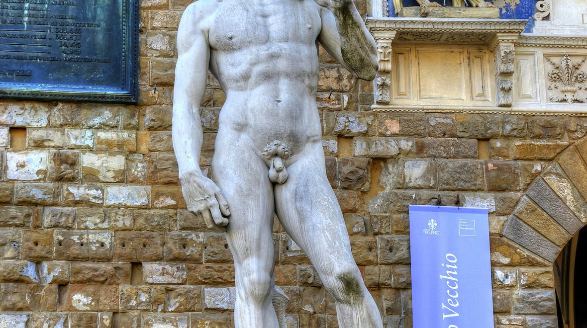 Kopie Michelangelovy sochy Davida 
