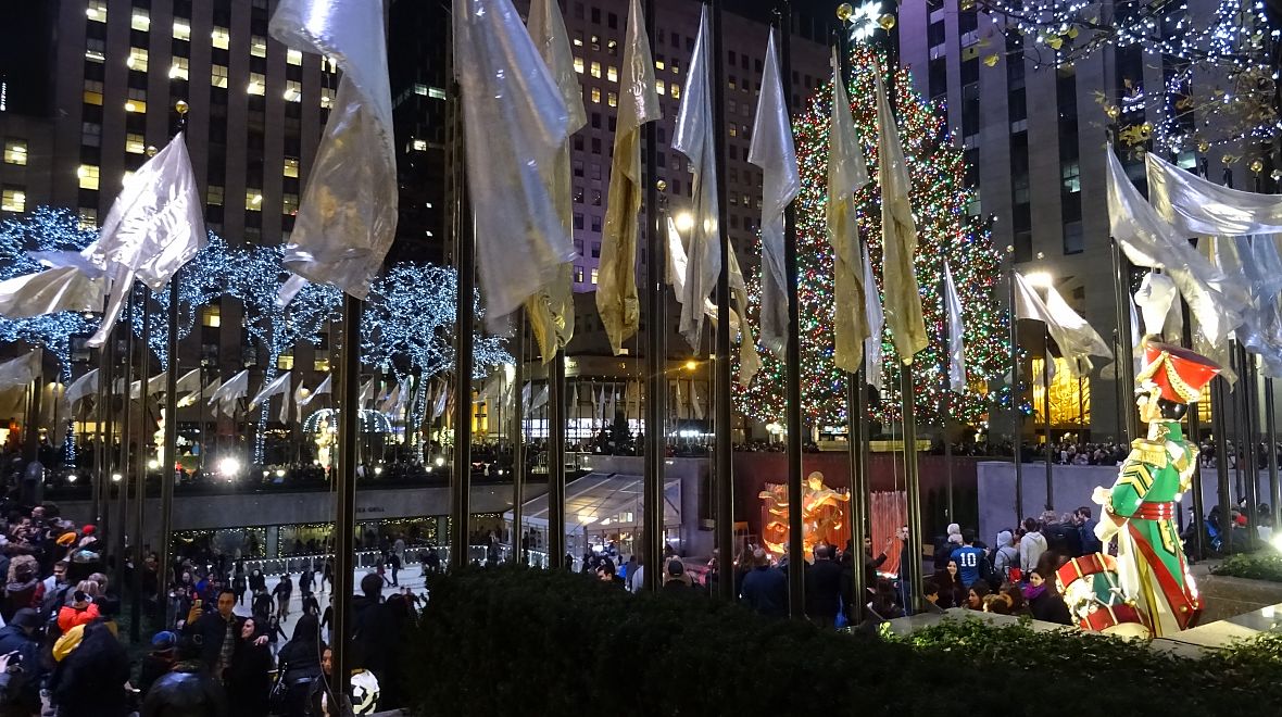 Vánoční stromeček - Rockefeller Plaza