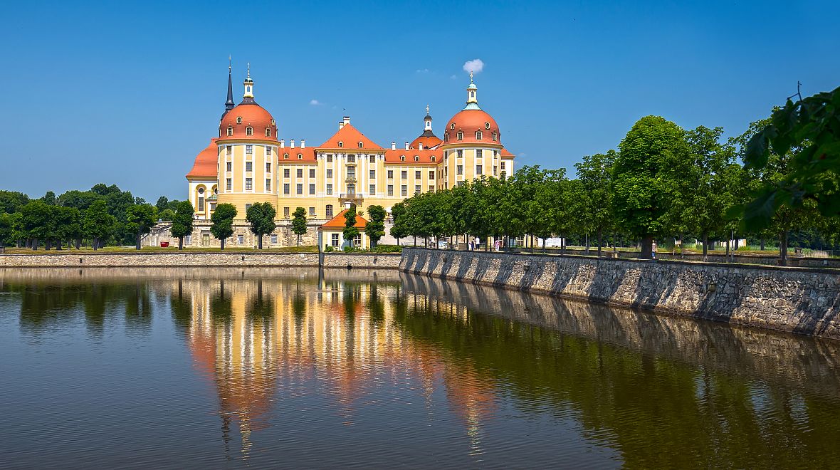 Moritzburg se považuje za vodní hrad