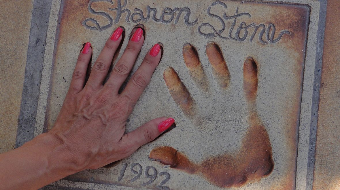 Otisk ruky Sharon Stone