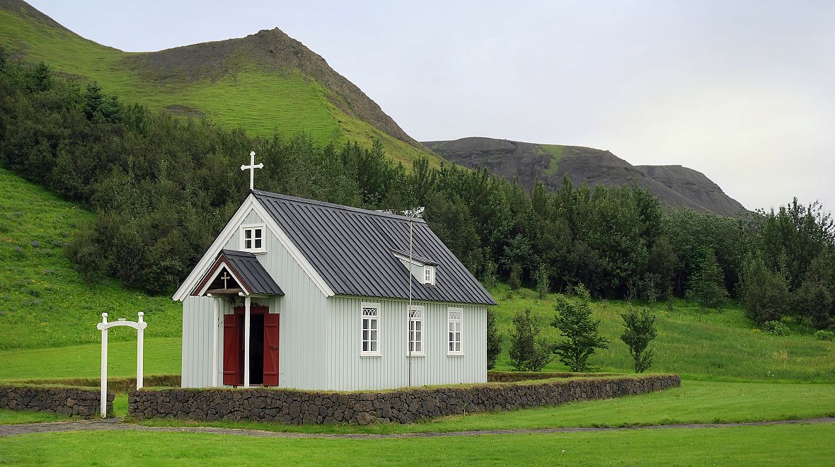Kostel v oblasti Skógar