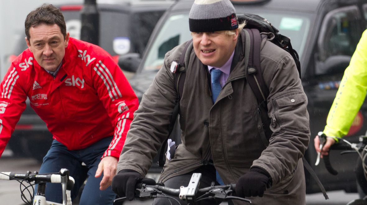 Boris Johnson, primátor Londýna a náruživý cyklista