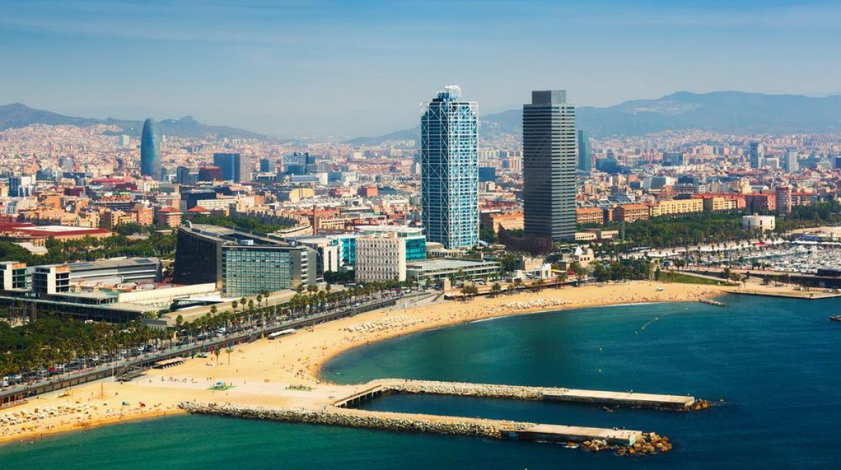 Barceloneta - jedna z nejkrásnějších pláží Evropy