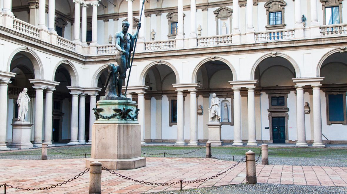 Nejprestižnější milánskou galerií je Pinacoteca di Brera 