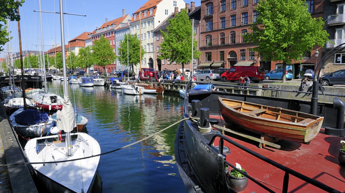 Čtvrť Christianshavn, ve které se Christiania nachází, je lukrativní adresou 