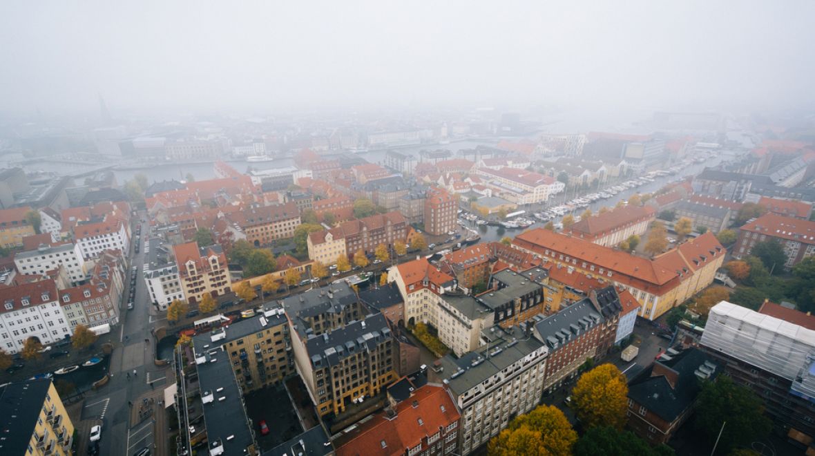 Mlha je v Kodani častý jev