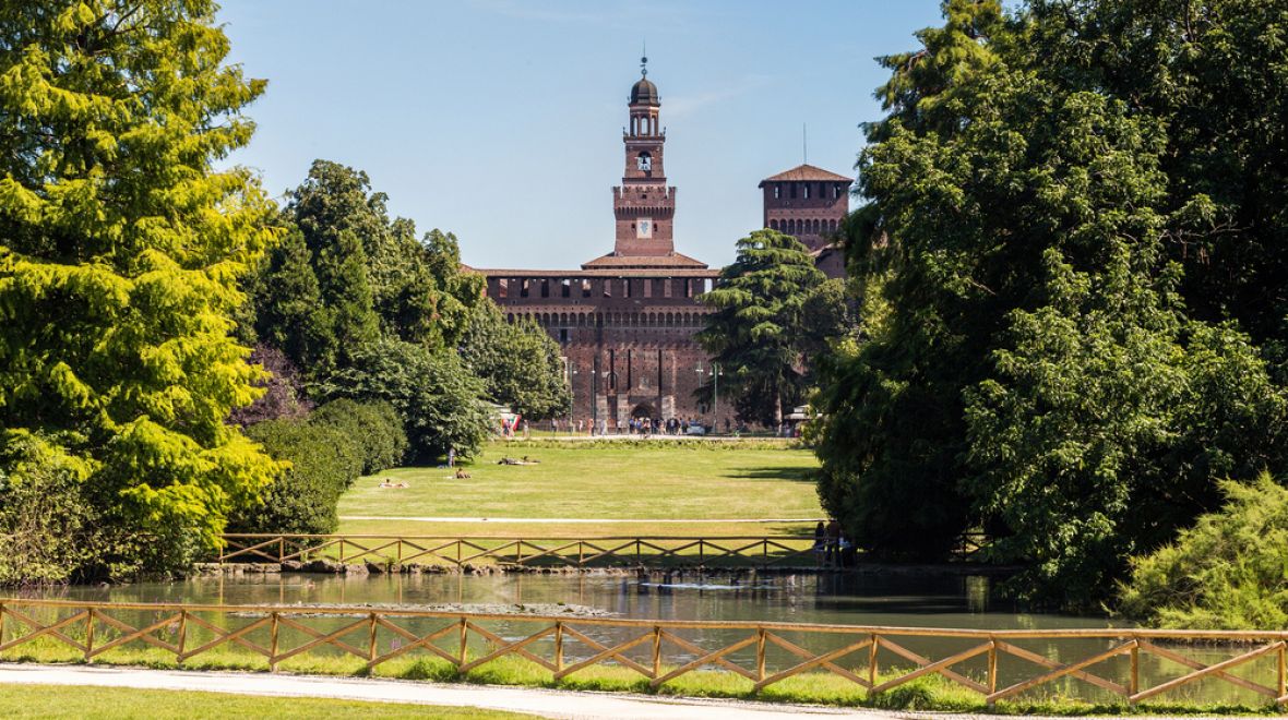 Parco Sempione je největší zelenou plochou v Miláně 