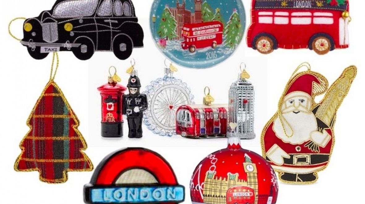 Tyhle ozdoby na stromeček vás zavedou do okouzlujícího vánočního Londýna 