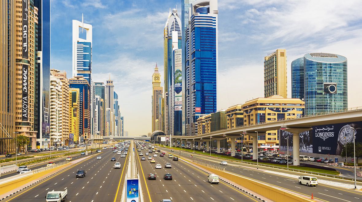 Hlavní tepna Sheikh Zayed Road