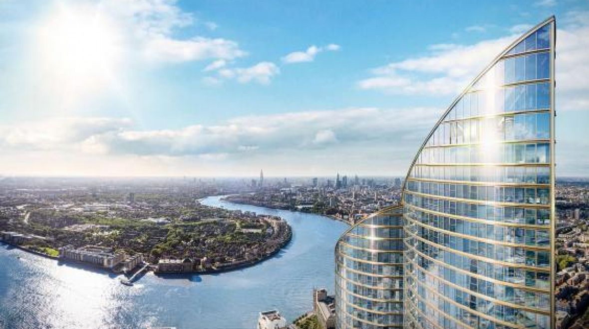Spire London nabídne i luxusní střešní byt s fantastickým výhledem na Londýn