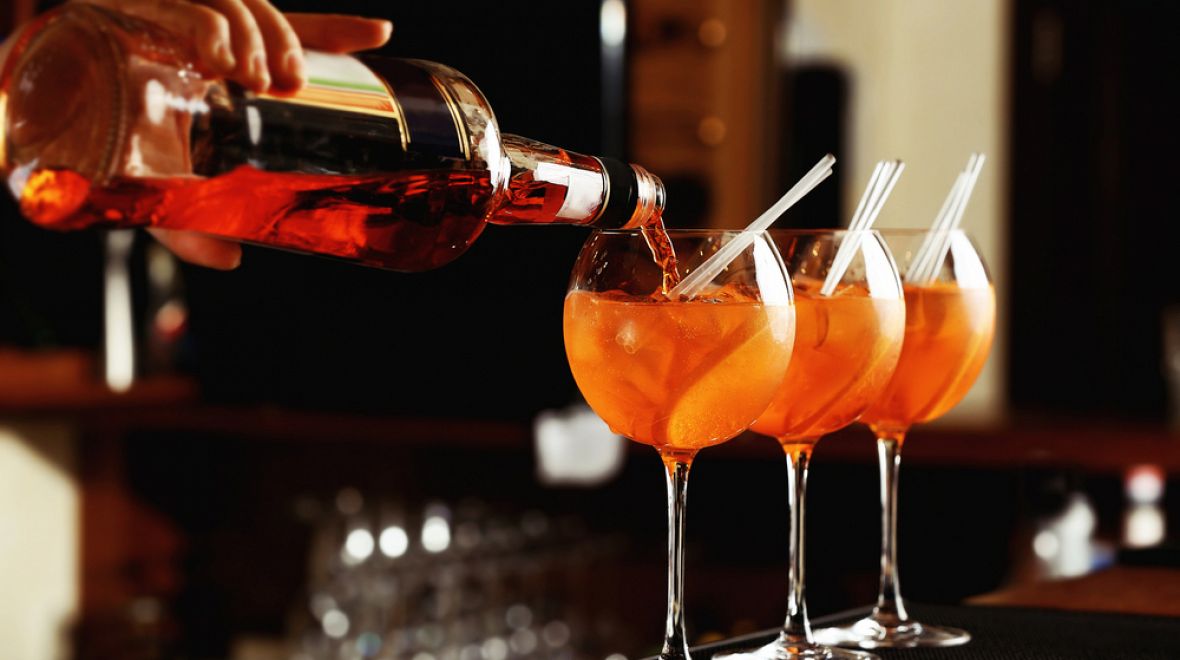 Spritz patří v Itálii k nejoblíbenějším nápojům v době aperitivu  