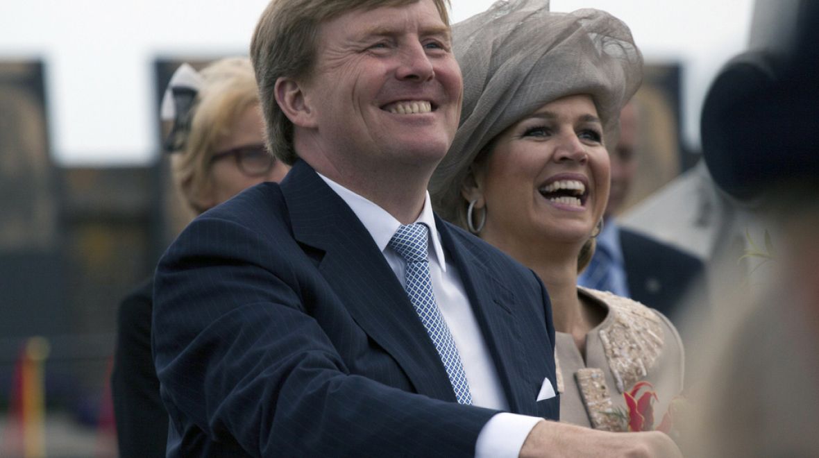 Nizozemský král s královnou Máximou 