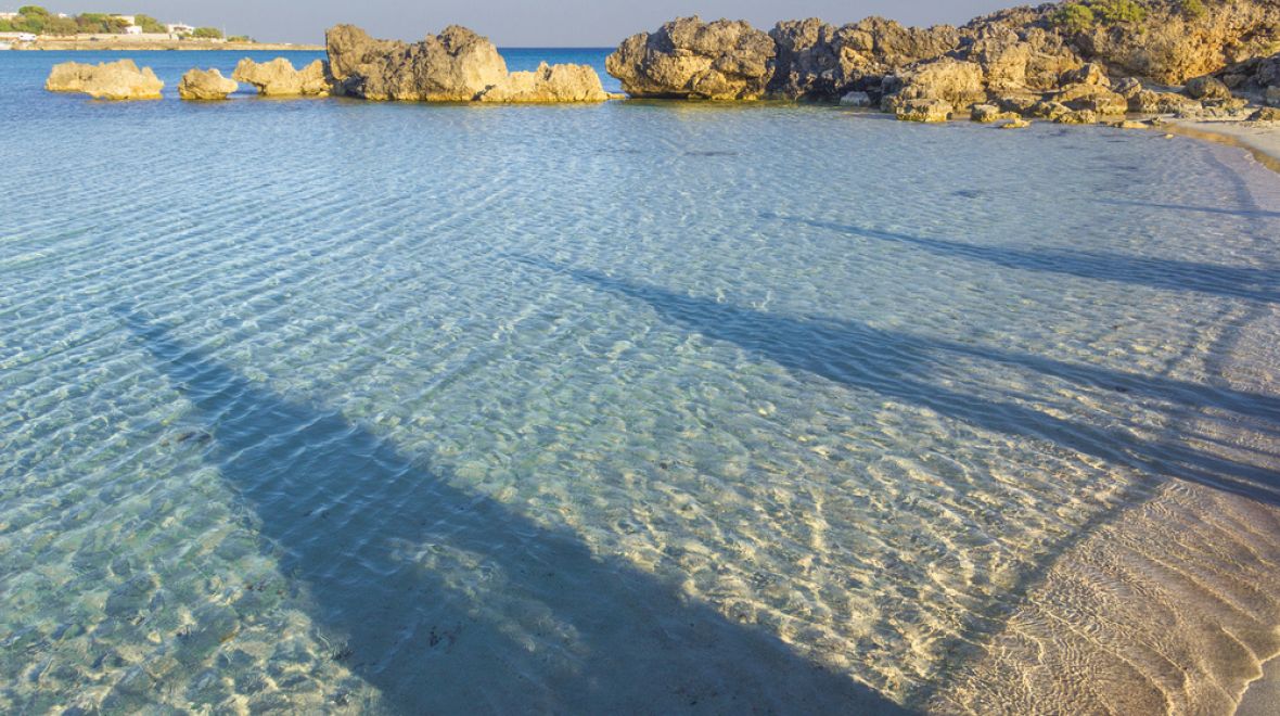 Průzračně čisté moře je v Apulii samozřejmostí 