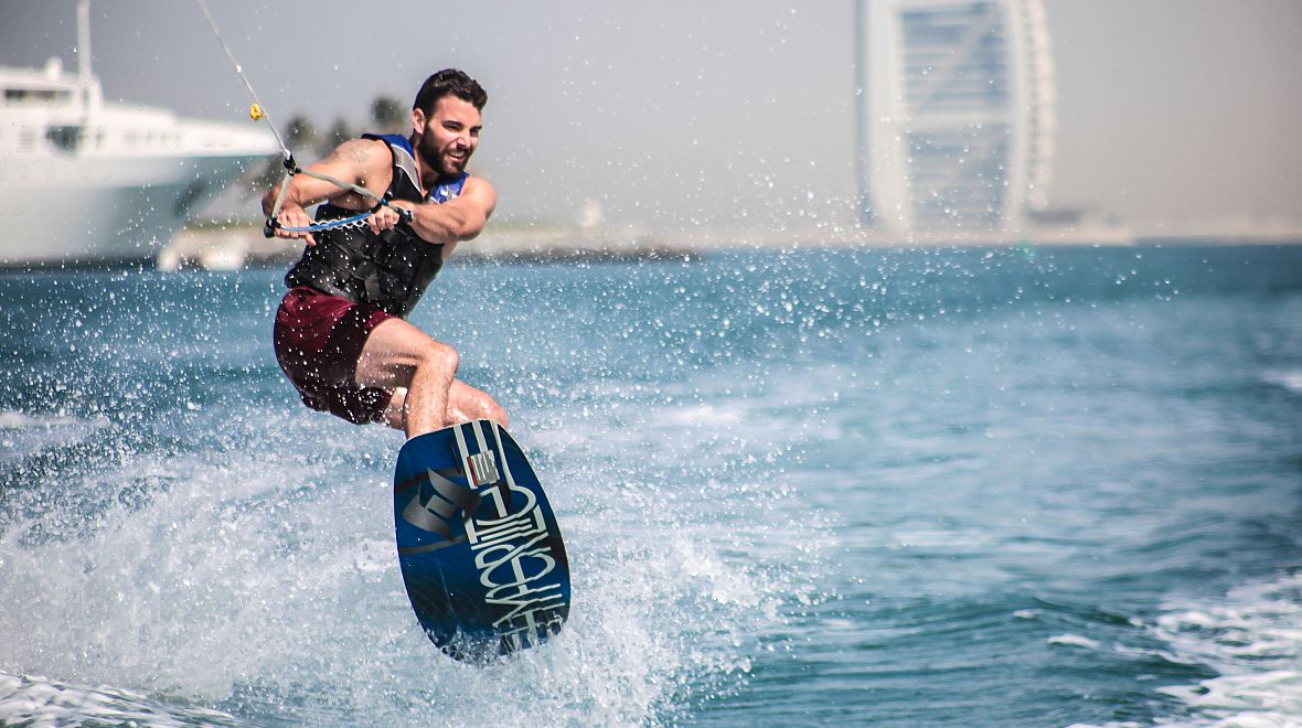 Wakeboarding v Dubaji