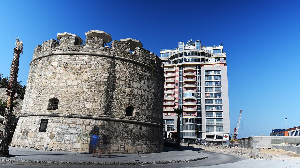 Benátská věž je součástí byzantského zámku